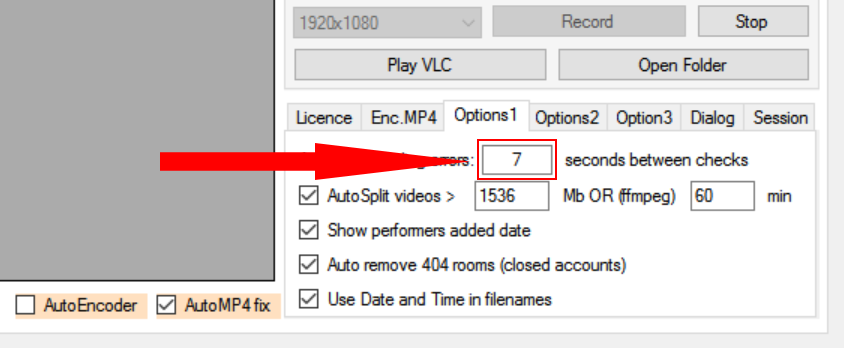 Moniturbate setting seconds between checks