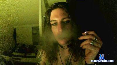 BerzerkDoll cam4 bisexual performer from French Republic Sissy Metalleuse Goth masturbation gamer amateur 