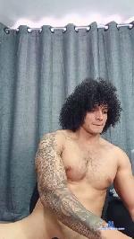 Curly_muscle cam4 livecam show performer room profile