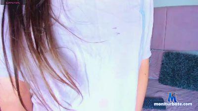 Abril_J cam4 bisexual performer from Republic of Colombia blowjob ass pussy striptease squirt spanking feet 