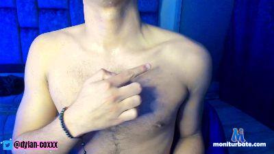 Dylancoxx cam4 bicurious performer from Republic of Colombia cum striptease masturbation armpits 