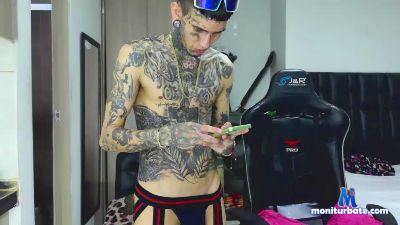 Hot_tattoo_ cam4 straight performer from Republic of Colombia masturbation armpits milk smoke femdom pee cum 