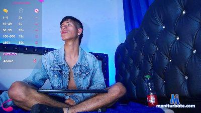 Dareck18 cam4 gay performer from Republic of Colombia feet ass striptease cum milk masturbation armpits 