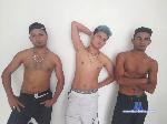 daniel-and-adam-and-sergio flirt4free livecam show performer Two obedient macho guys and a master ready for anything!