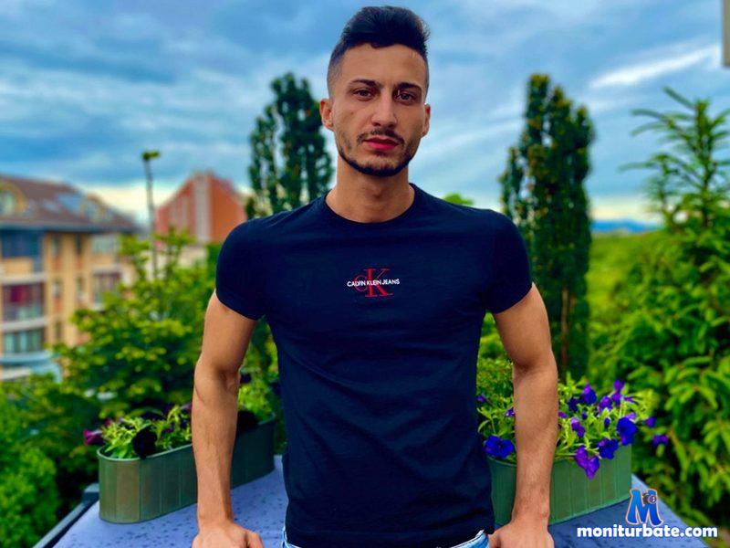 amir-selim Flirt4free performer Prisoner/Guard Nipple Clamps Whip Coach/Trainee Spanking Ball Gag Rimming Crop