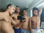 tyrone-and-kim-and-sahir-and-abraham flirt4free livecam show performer 4 alternative guys !! 4 u bbys !!