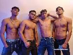 lucas-and-jared-and-milo-and-bruno flirt4free livecam show performer Have a great and hot time with this horny and spicy latino guys