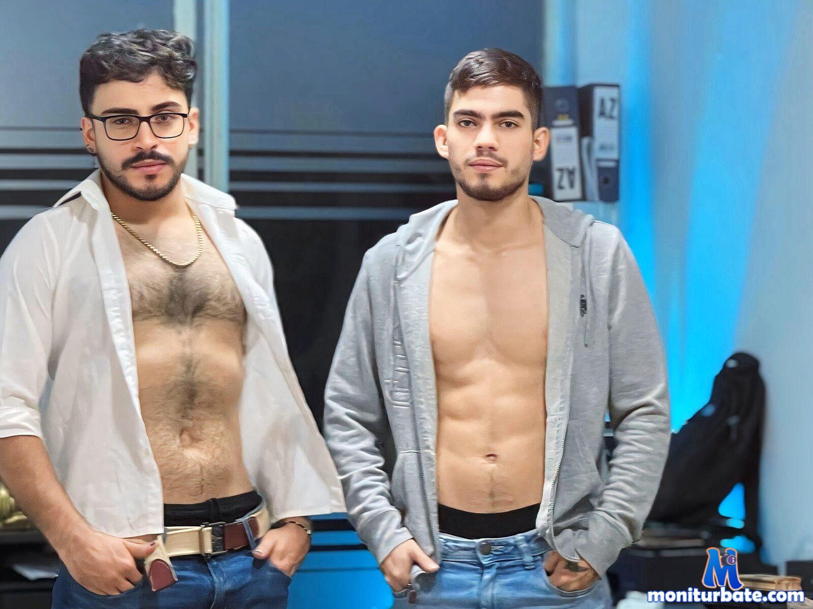 alec-and-dante Flirt4free performer Cum Eating Legs Bondage Humiliation Collar and Leash Exhibitionism Food Armpit