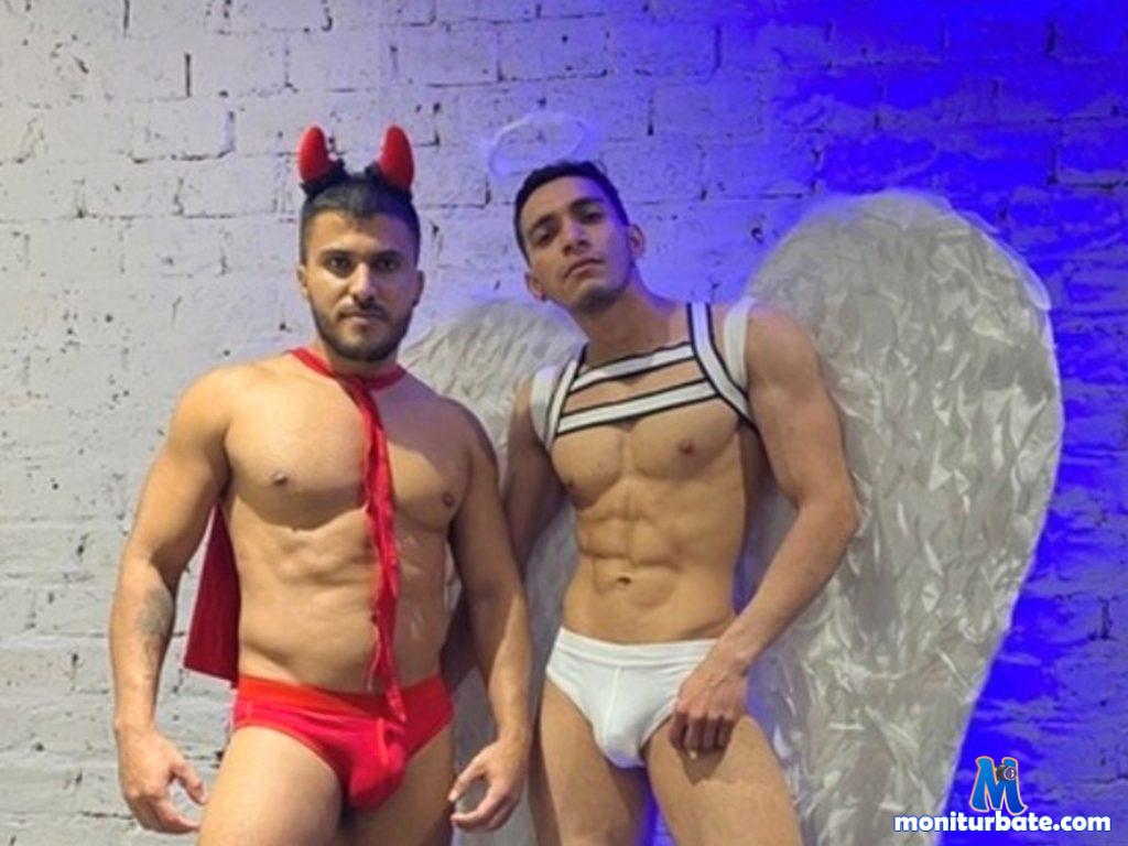 lucian-and-alejandro Flirt4free performer Submission Domination Latex Nipple Clamps Whip Discipline Piercings and Tattoos Double-Ended Dildo Giant Dildo Big Toys Clothespins Collar and Leash Ball Gag Corporal Punishment Gags and Blindfolds Muscle Worship