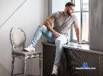 ronnie-x flirt4free livecam show performer Great Flex show with strip, Cock Teasing with cum, Nipple Play,  Ass play, Spanking, Dirty Talk