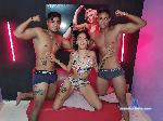 adams-and-paula-and-richar flirt4free livecam show performer welcome we are three hot and kinky latin boys