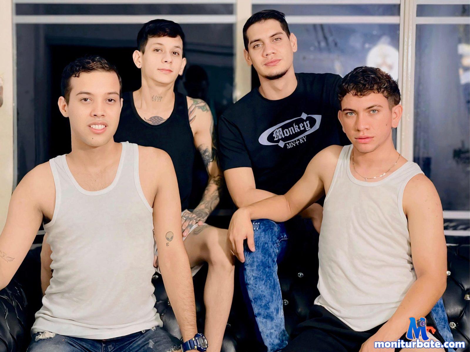 jair-and-chris-and-alexander-and-mikee Flirt4free performer Anal Double Penetration Dirty Talk Butt Plug Slaves Tickling Clothespins Ball Gag Pain and Punishment Fleshlight Wrestling