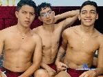 raymond-and-milo-and-santi flirt4free livecam show performer Come,play and have fun with this 3 handsome, sexy and horny Latinos guys, who wants to please you