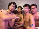 gabriel-and-bryan-and-milo-and-bruno flirt4free livecam show performer Have a really good and hot time with this sexy and horny latino guys who want to please you!