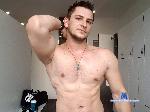 michael-ragnar flirt4free livecam show performer Bodybuilder 20cm fat cock full of cum