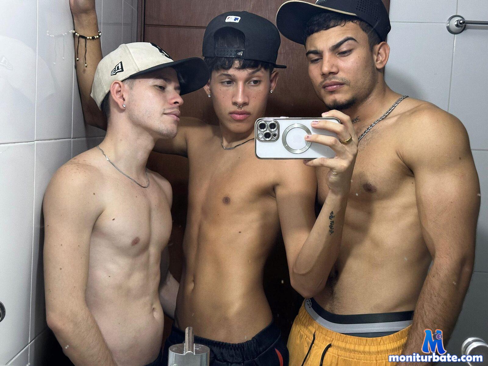 jake-and-bernie-and-jacobo Flirt4free performer Submission Dirty Talk Master / Slave Prisoner/Guard Domination Handcuffs Whip Discipline Slaves Bad Cop/Good Cop Giant Dildo Spanking Tickling Training Clothespins Armpit Muscle Worship Wrestling
