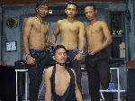 bayron-and-pablo-and-ezequiel-and-yonny flirt4free livecam show performer THREE guys one submissive slave addicted to dirty sex deepthroat sucking