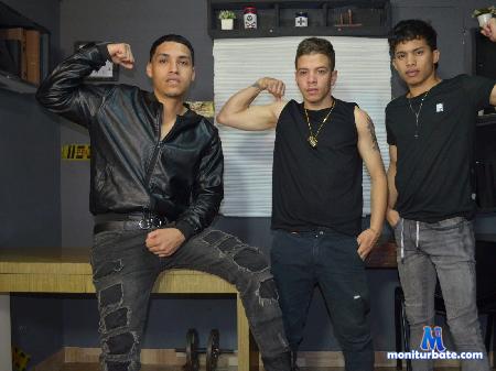 johan-and-angel-and-bayron flirt4free performer Dominant Latin boys we are waiting for you in our punishment room
